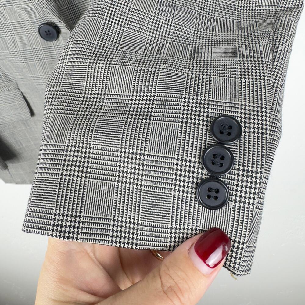 Vintage Pendleton Plaid Single Button Blazer Work… - image 6